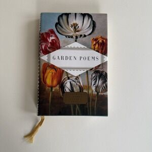 New Garden Poems Book Hardcover (Everyman's Library) Nature ed John Hollander